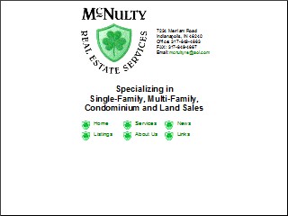 Web site www.mcnultyre.com, Mc Nulty Real Estate Svc Inc